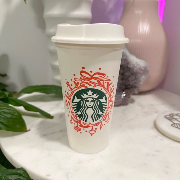 Starbucks Reusable Plastic Coffee Cup - Picture 1 of 3